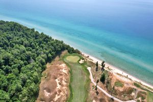 Arcadia Bluffs (Bluffs) 11th Aerial Green